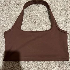 Boyed halter top